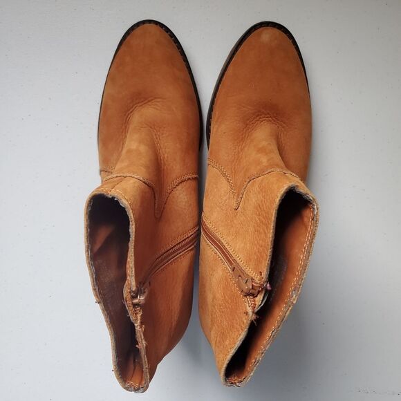 Lucky Brand Leather Ankle Boots Women's Size 7 - Picture 6 of 8